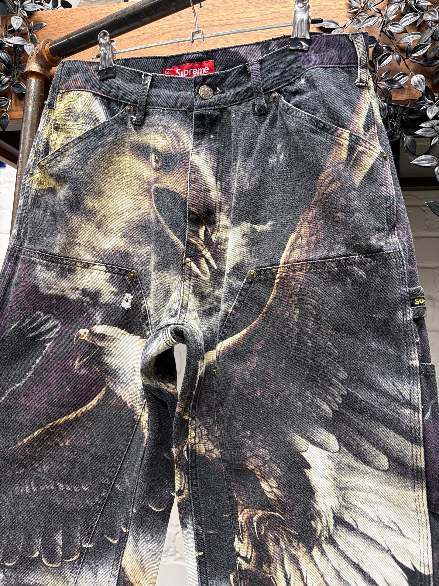 SS2021 Supreme ‘Eagle’ Double Knee Carpenter Denim