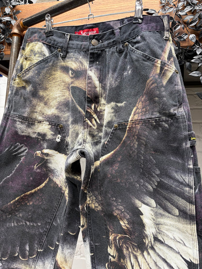 SS2021 Supreme ‘Eagle’ Double Knee Carpenter Denim