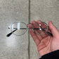 Tom Ford Silver Circular Frame Eyeglasses