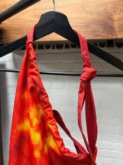 AW1998 Jean Paul Gaultier ‘Vampire’ Pixelated Print Dress