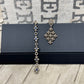 Chrome Hearts ‘Factory Set’ Sapphire ‘Tiny-E’ 925 Silver Drop Earring