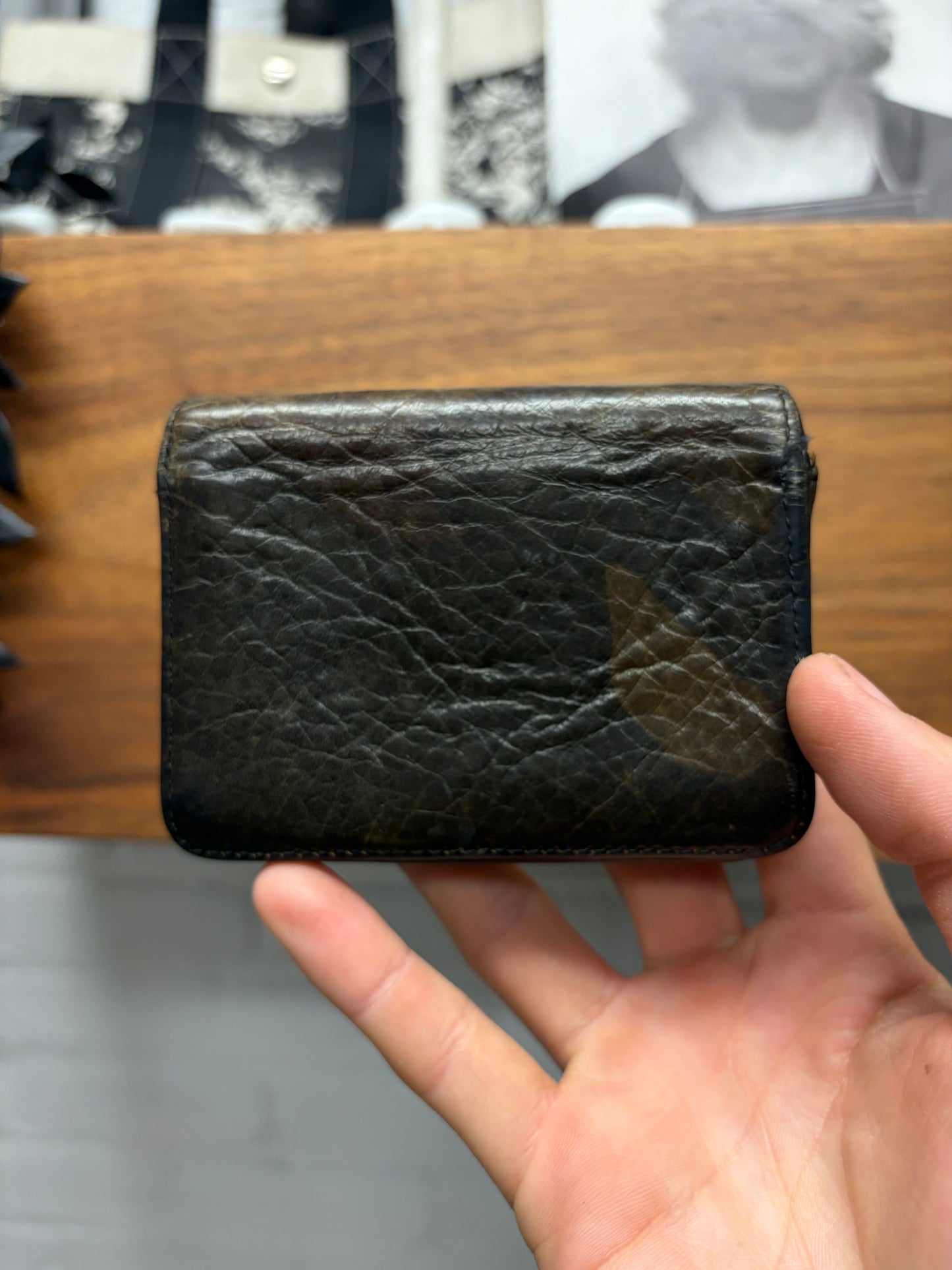 Chrome Hearts Camouflage Leather Top Flap Cardholder Wallet