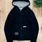 Neighborhood Waffle Knit Zip Up Hoodie