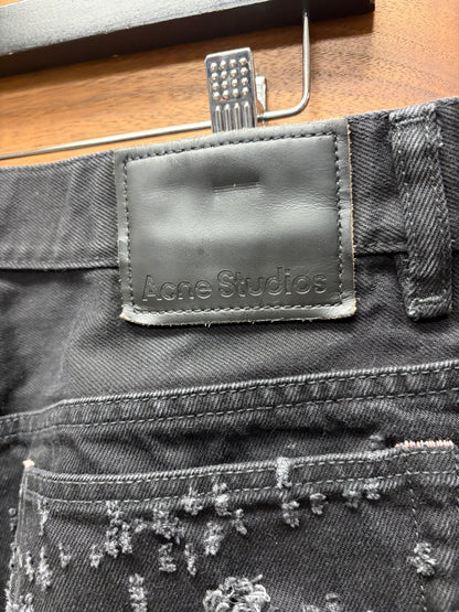 Acne Studios ‘2021M’ Distressed Black ‘Night Sky’ Denim