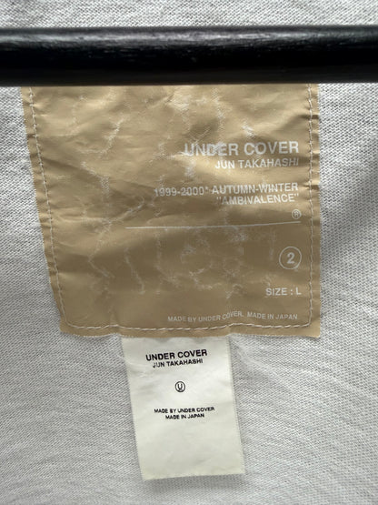 AW1999 Undercover ‘Ambivalence’ Say Nothing/Do Nothing White Graphic T-Shirt