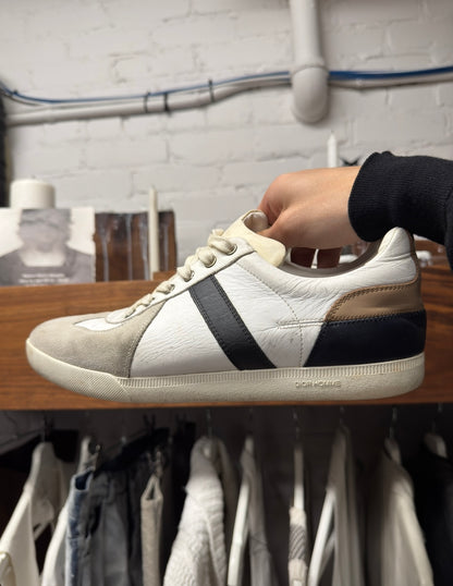 Dior Homme ‘B01 Matchpoint’ White Leather Low Top Sneakers