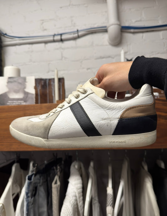 Dior Homme ‘B01 Matchpoint’ White Leather Low Top Sneakers