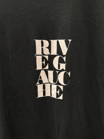2018 Saint Laurent ‘Rive Gauche’ Black Graphic T-Shirt