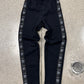 SS2019 Vetements ‘Wash Tag’ Striped Logo Sweatpants