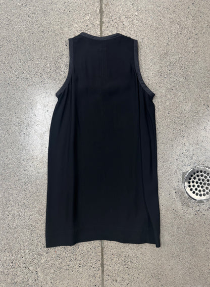 SS2014 Rick Owens ‘Vicious’ Asymmetric Zip Tank Top