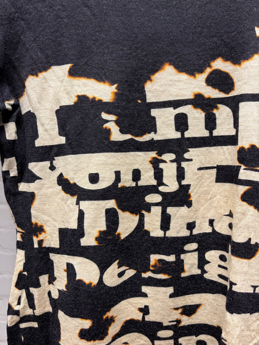 Yohji Yamamoto Wool Print Long Sleeve Shirt
