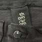 Thom Krom ‘Scar-Stitch’ J-Cut Black Raw Hem Denim