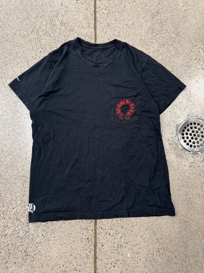 Chrome Hearts ‘Cemetery’ Cross Flood Black/Red Graphic T-Shirt