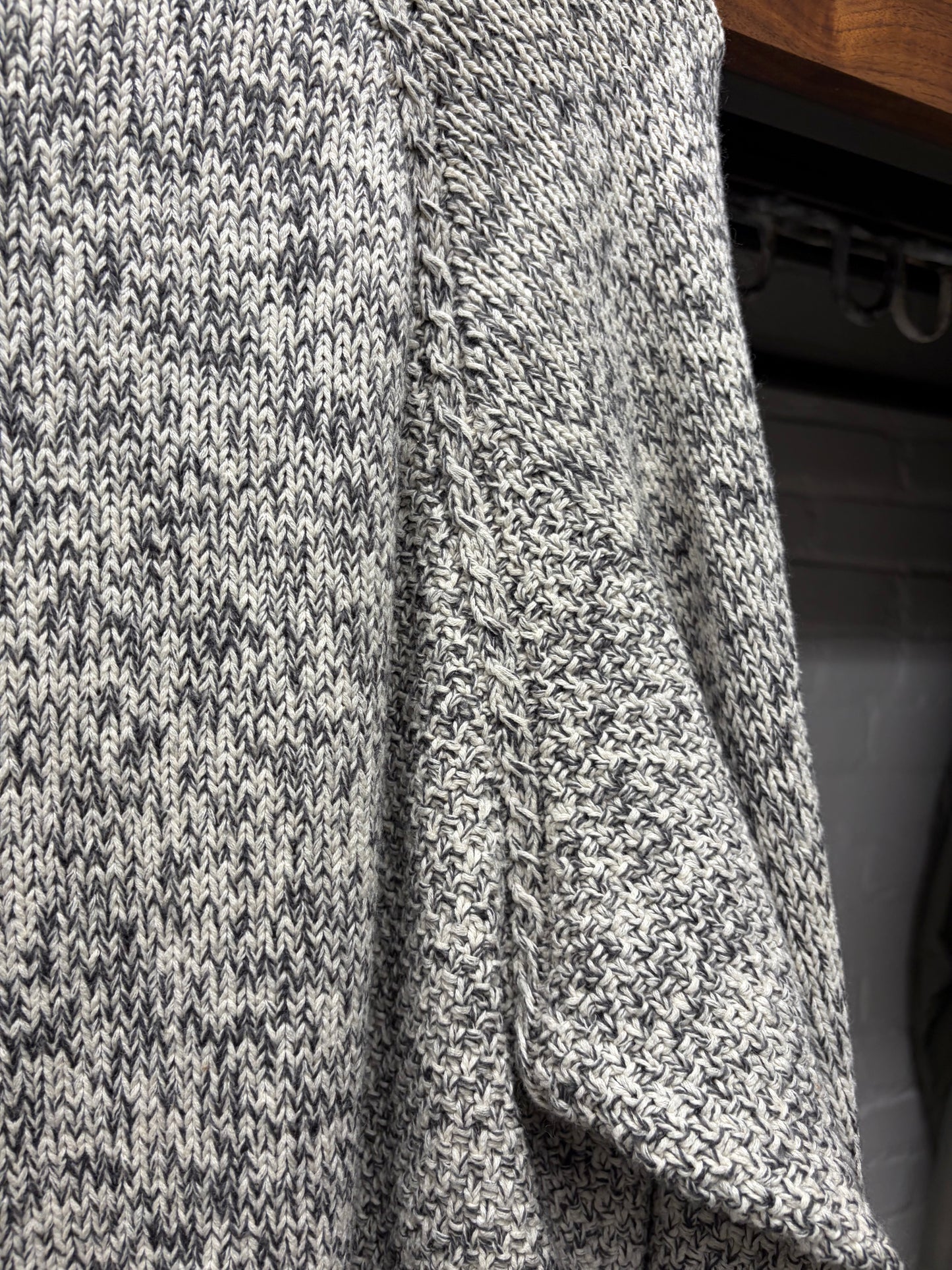 Vintage C.P. Company Salt/Pepper Wool Knit Cardigan
