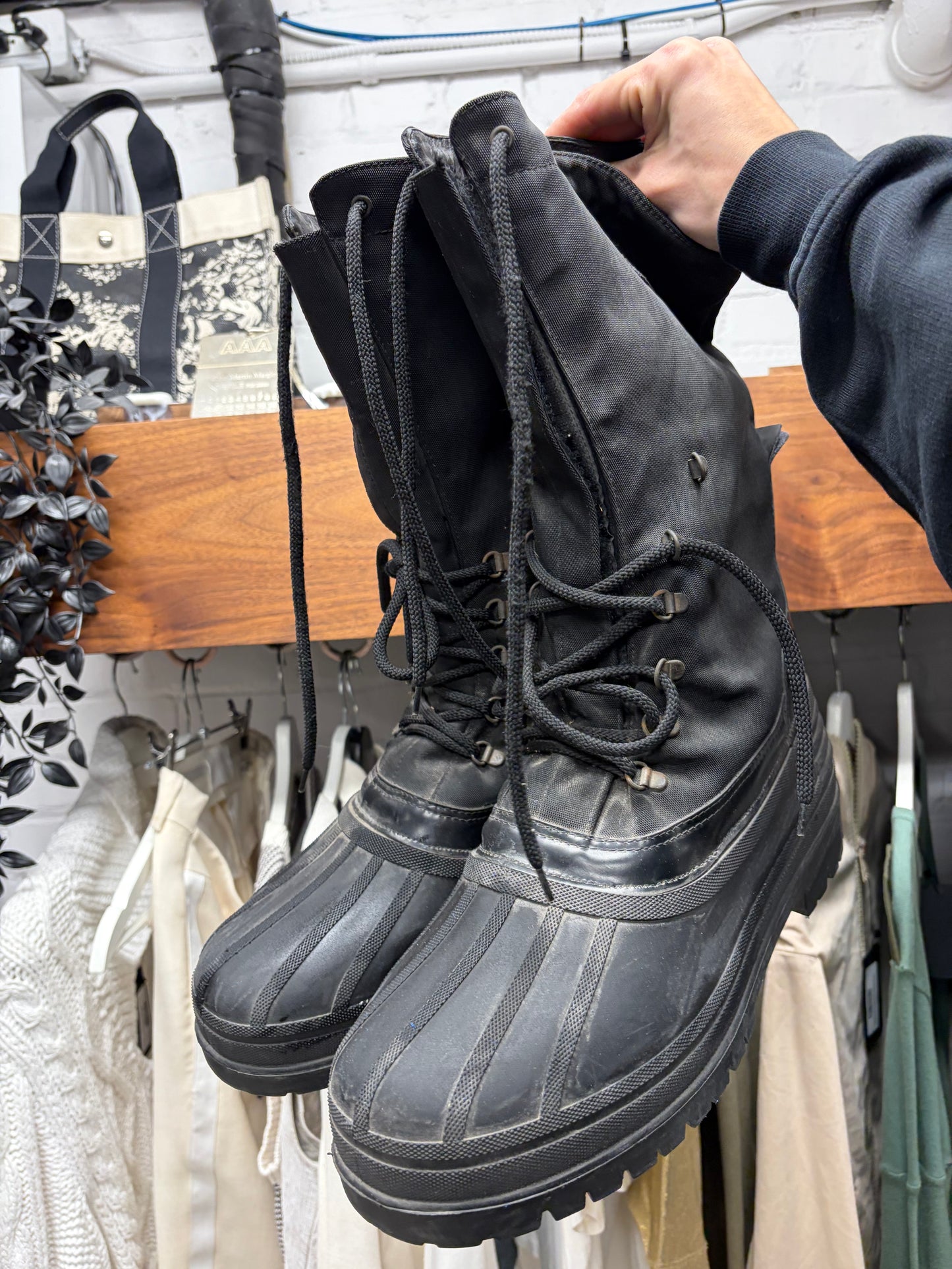 Vintage Gucci by Tom Ford Canvas/Rubber Duck Hunting Boots