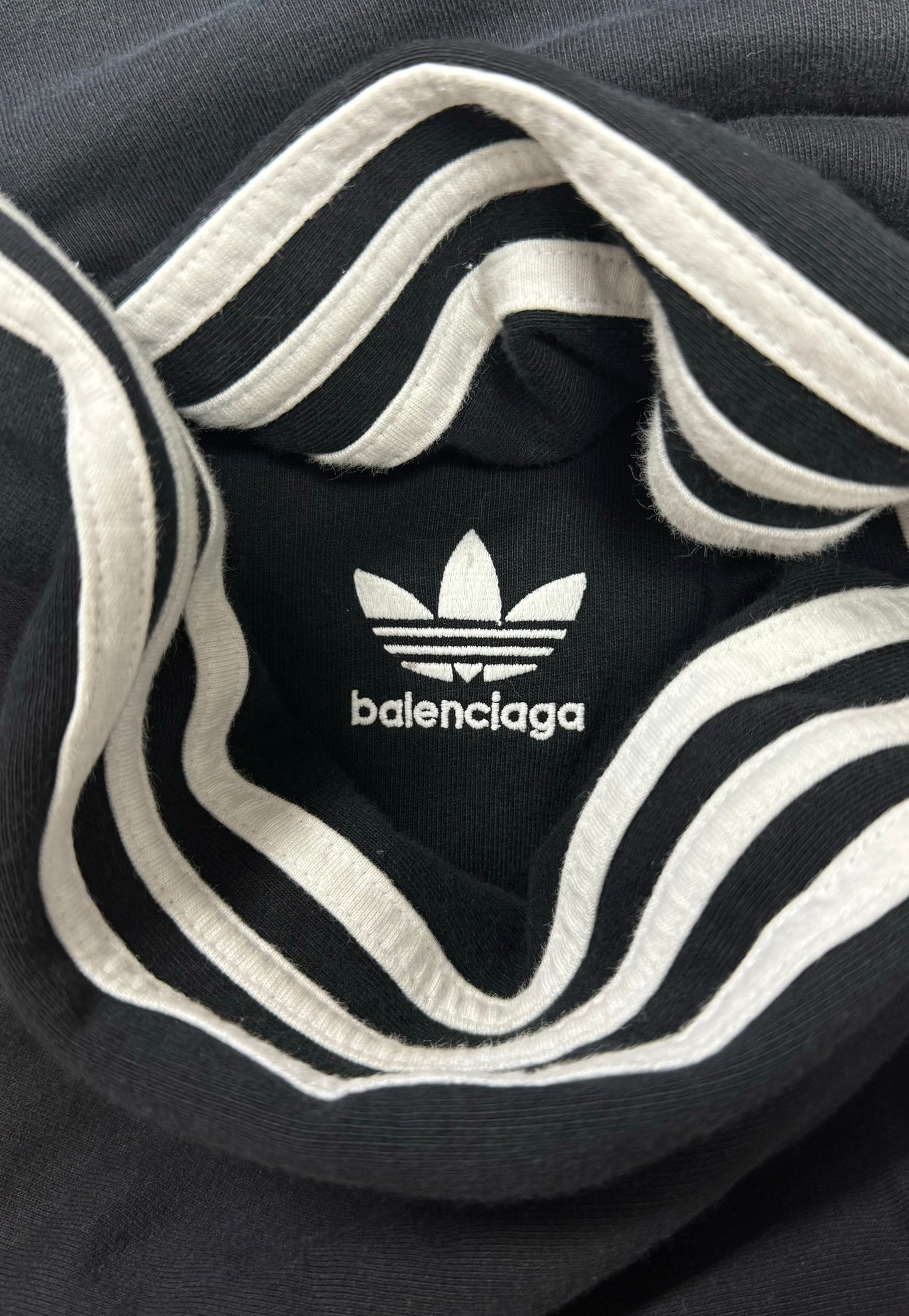 Balenciaga x Adidas Wide Leg 3 Stripe Sweatpants