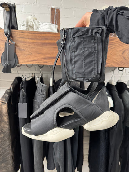 Rick Owens x Adidas Black/White ‘Cargo Sandals’