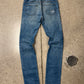 Dior Homme ‘Unaltered’ Distressed Blue Skinny Jeans