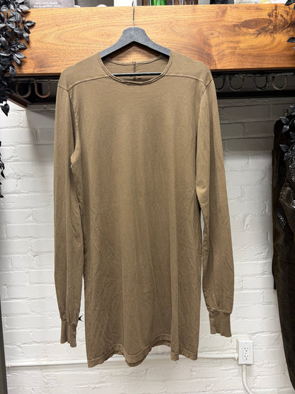 Rick Owens DRKSHDW Caramel Cotton Long Sleeve Shirt