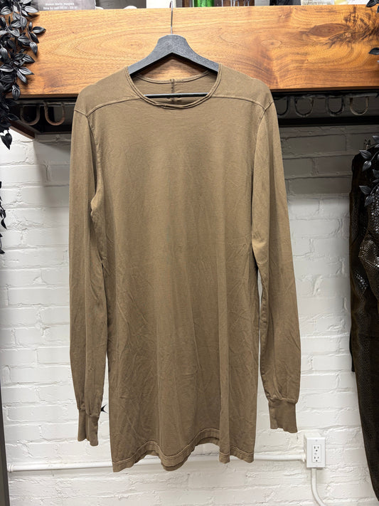 Rick Owens DRKSHDW Caramel Cotton Long Sleeve Shirt