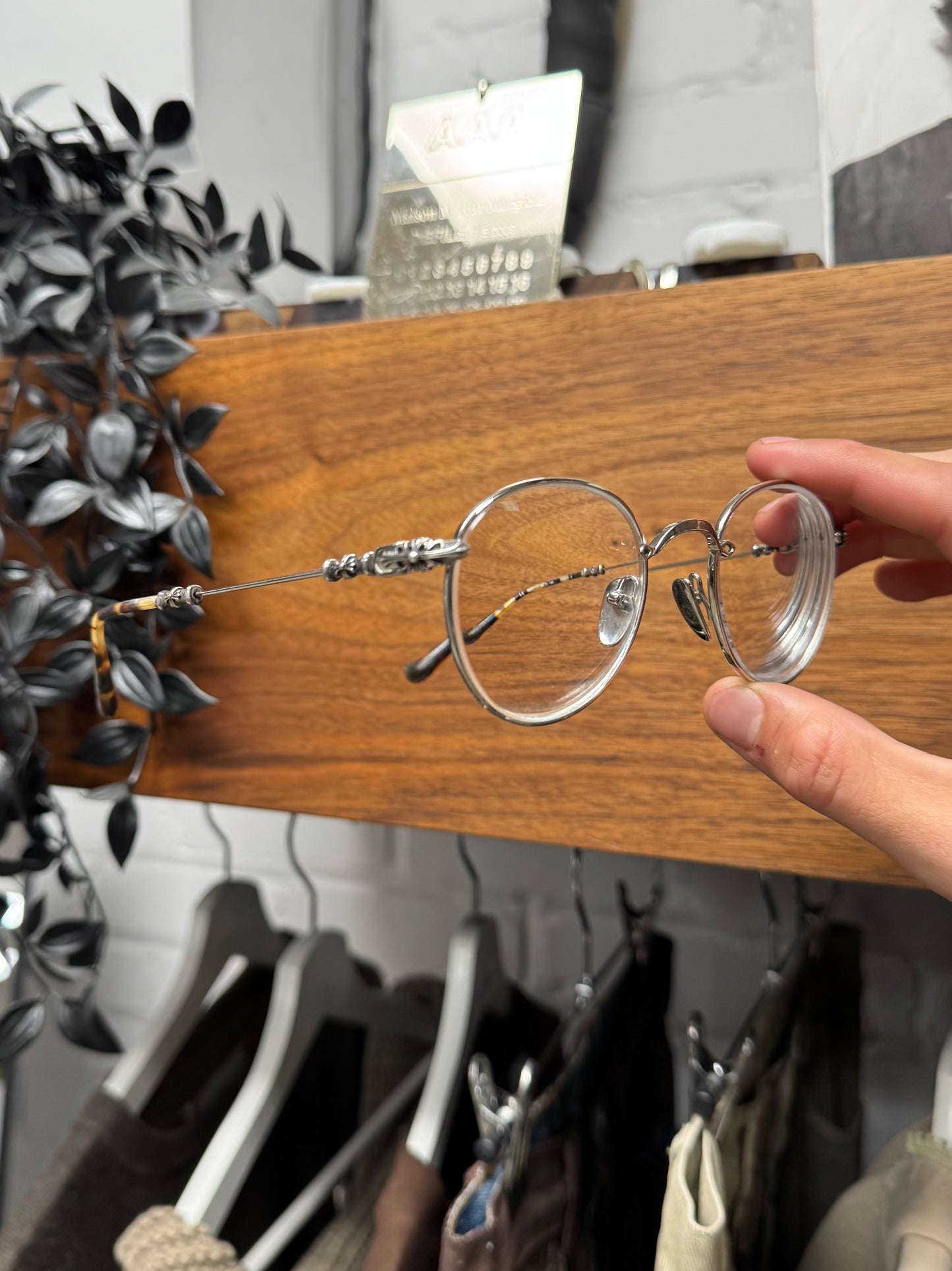 Chrome Hearts ‘Bubba’ Tortoiseshell Circle Shape Glasses