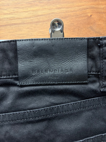 2016 Balenciaga Black Slim Skinny Jeans