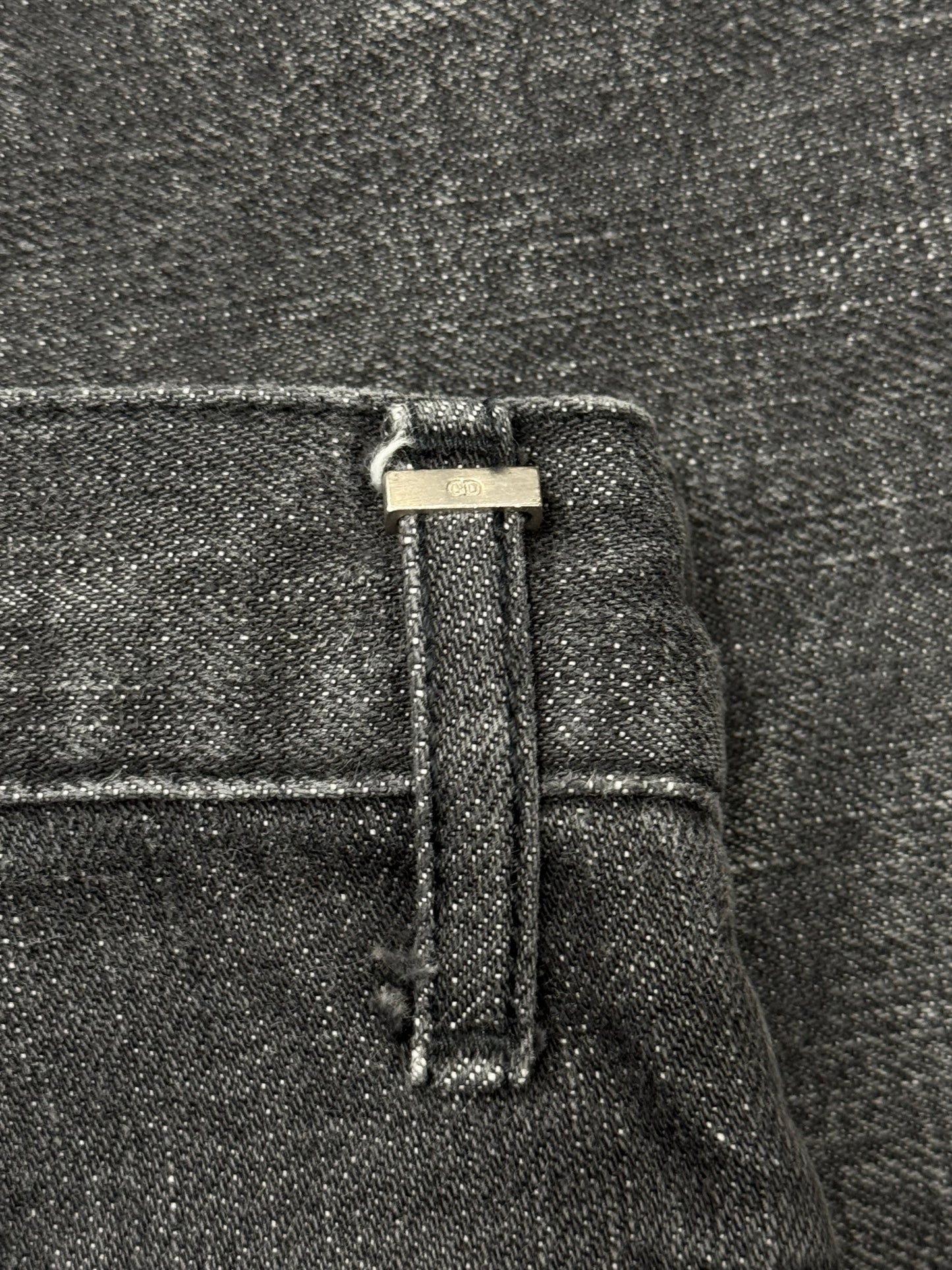 Dior Homme ‘Clawmark’ Washed Grey Denim
