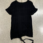 Y’s by Yohji Yamamoto Black Tassel T-Shirt