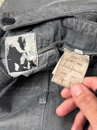 AW2009 Rick Owens Hogwash  ‘Aircut’ Dark Dust Denim