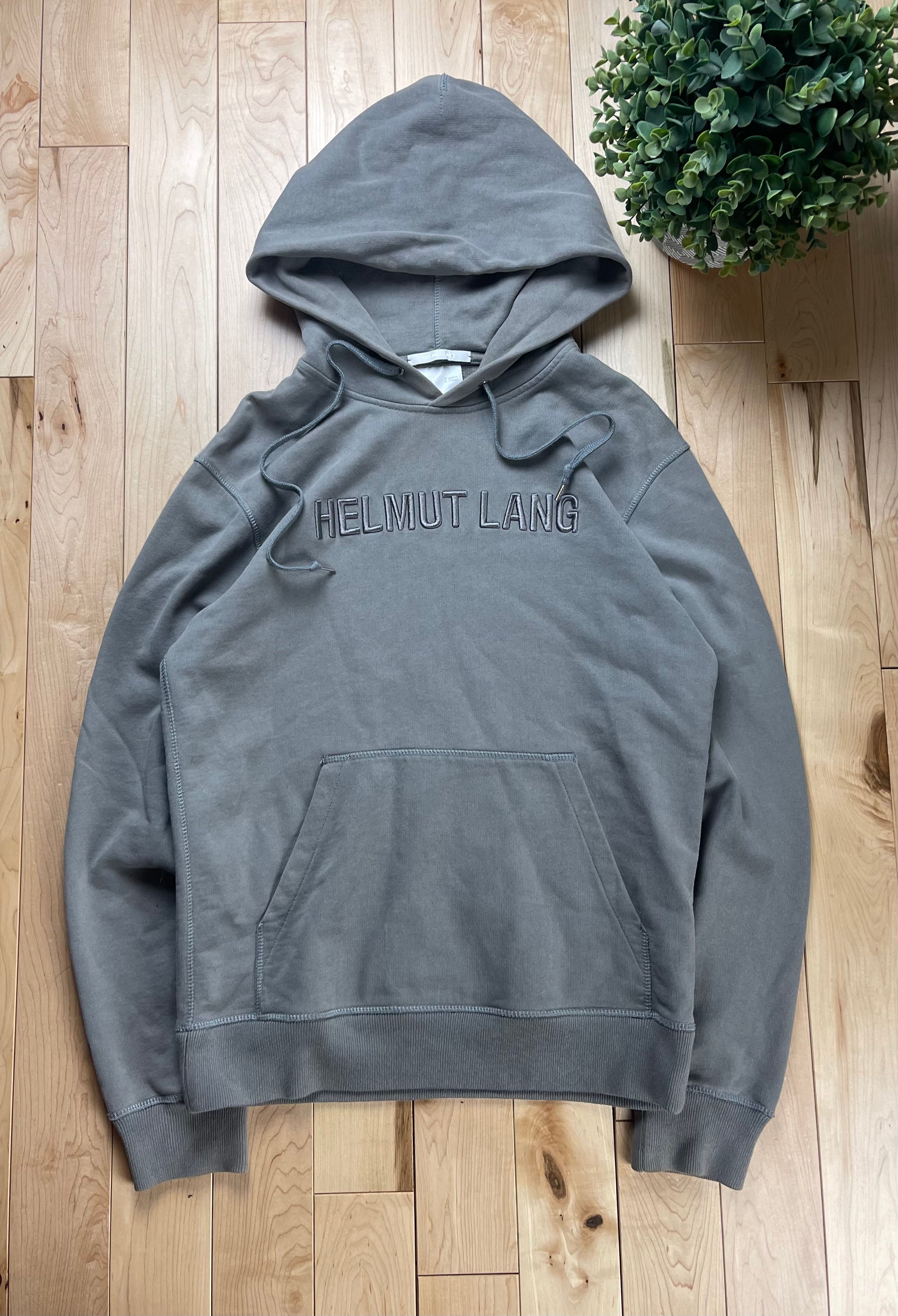 Helmut lang logo hoodie online