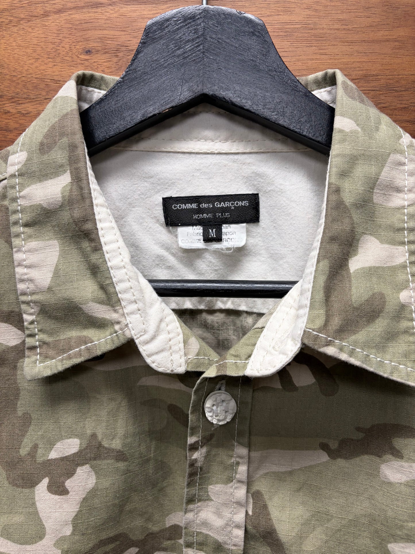 2002 Comme Des Garçons Homme Plus Camouflage Work Shirt
