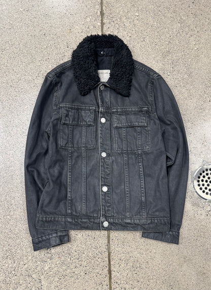 Helmut Lang ‘Washed Black’ Denim Trucker Jacket