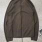 AW2023 Rick Owens Luxor ‘Peter’ Dust Brown Virgin Wool Cardigan