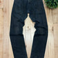 Helmut Lang ‘Oil Spill’ Washed Blue Bootcut Denim