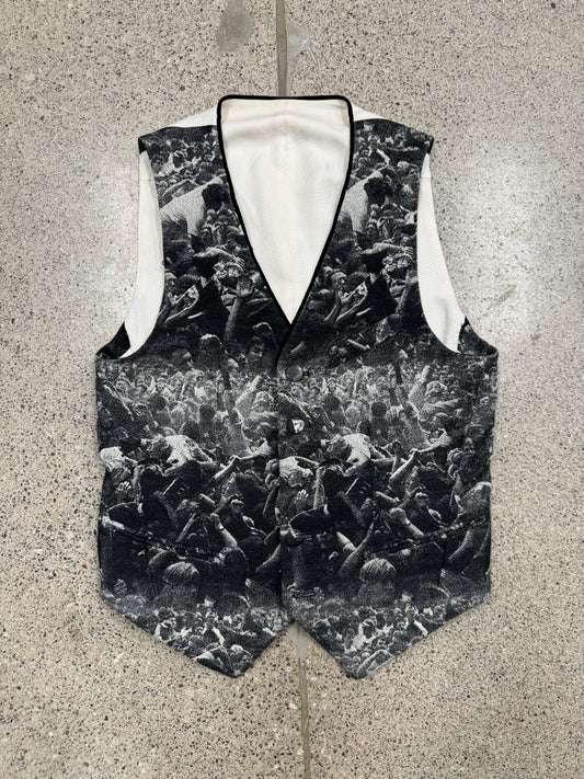 AW2009 Number (N)ine x Charles Peterson ‘Moshpit’ Jacquard Woven Vest