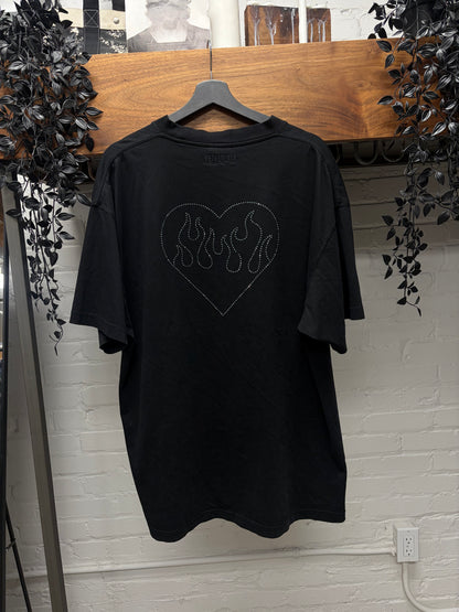 AW2021 Vetements ‘Too Naughty’ Oversized Black Slogan T-Shirt