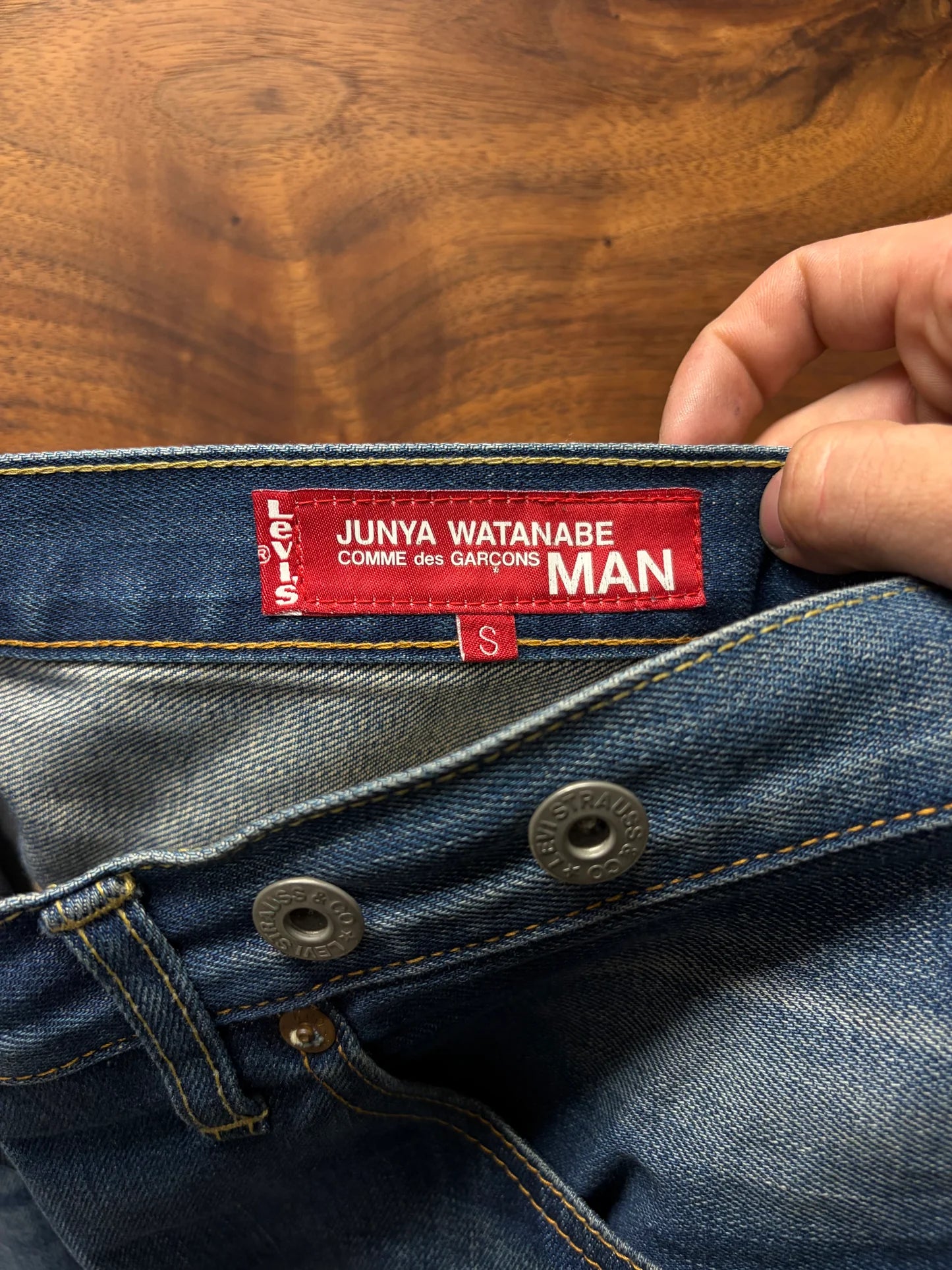 2012 Junya Watanabe x Levi’s Panelled Double Knee Carpenter Denim