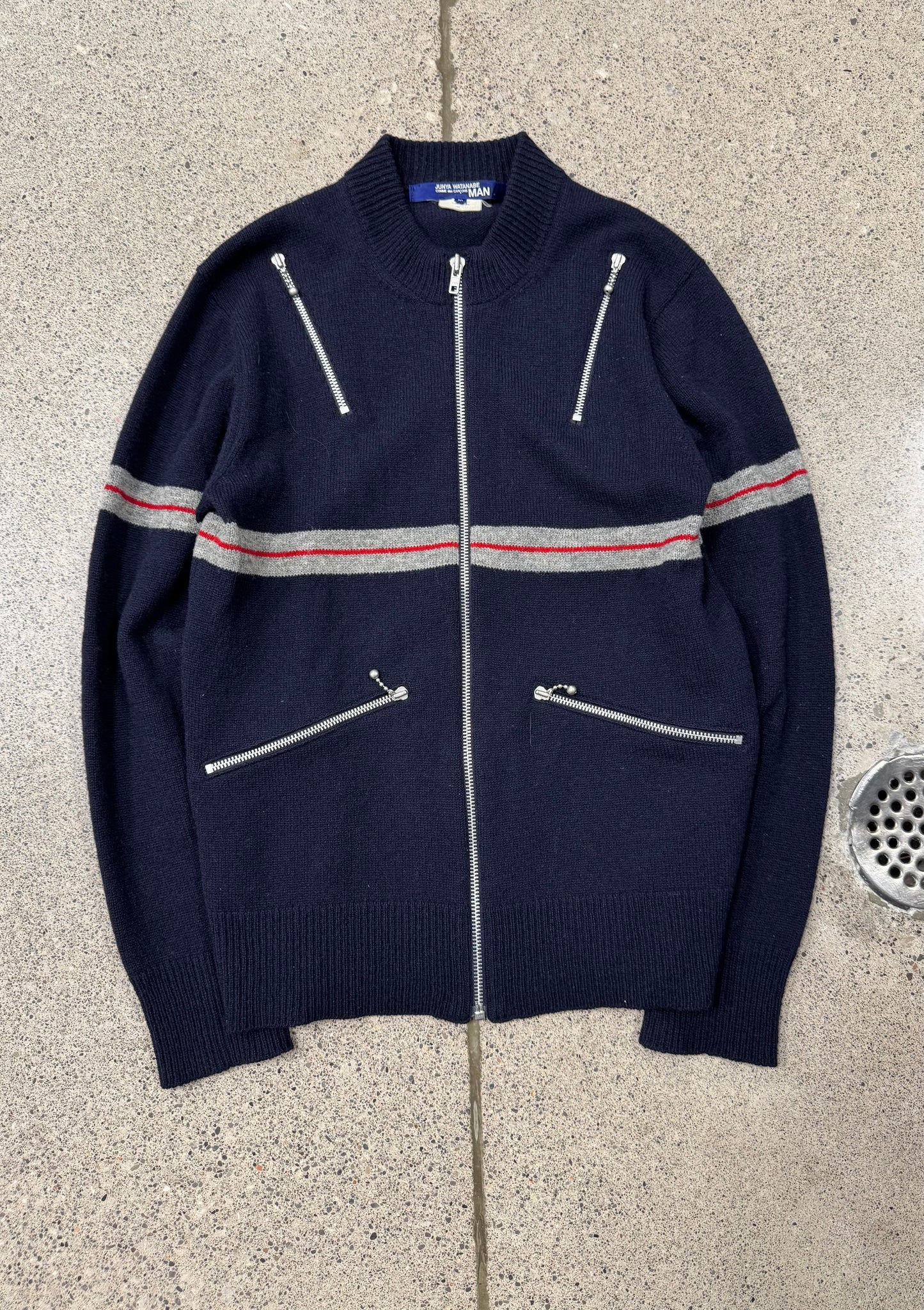 AW2007 Junya Watanabe ‘Union Jack’ Wool Knit Sweater