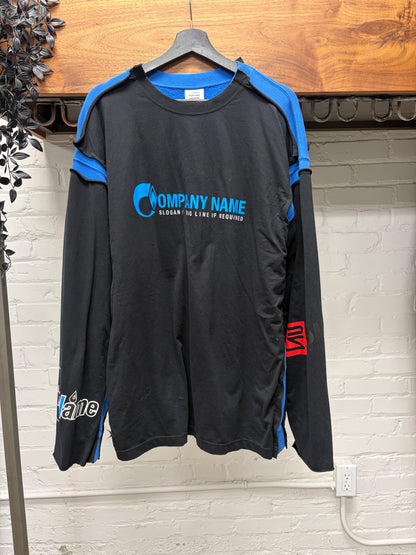 SS2019 Vetements ‘Company Name’ Reconstructed Sweatshirt