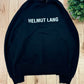 Helmut Lang Classic Logo Black Sweatshirt