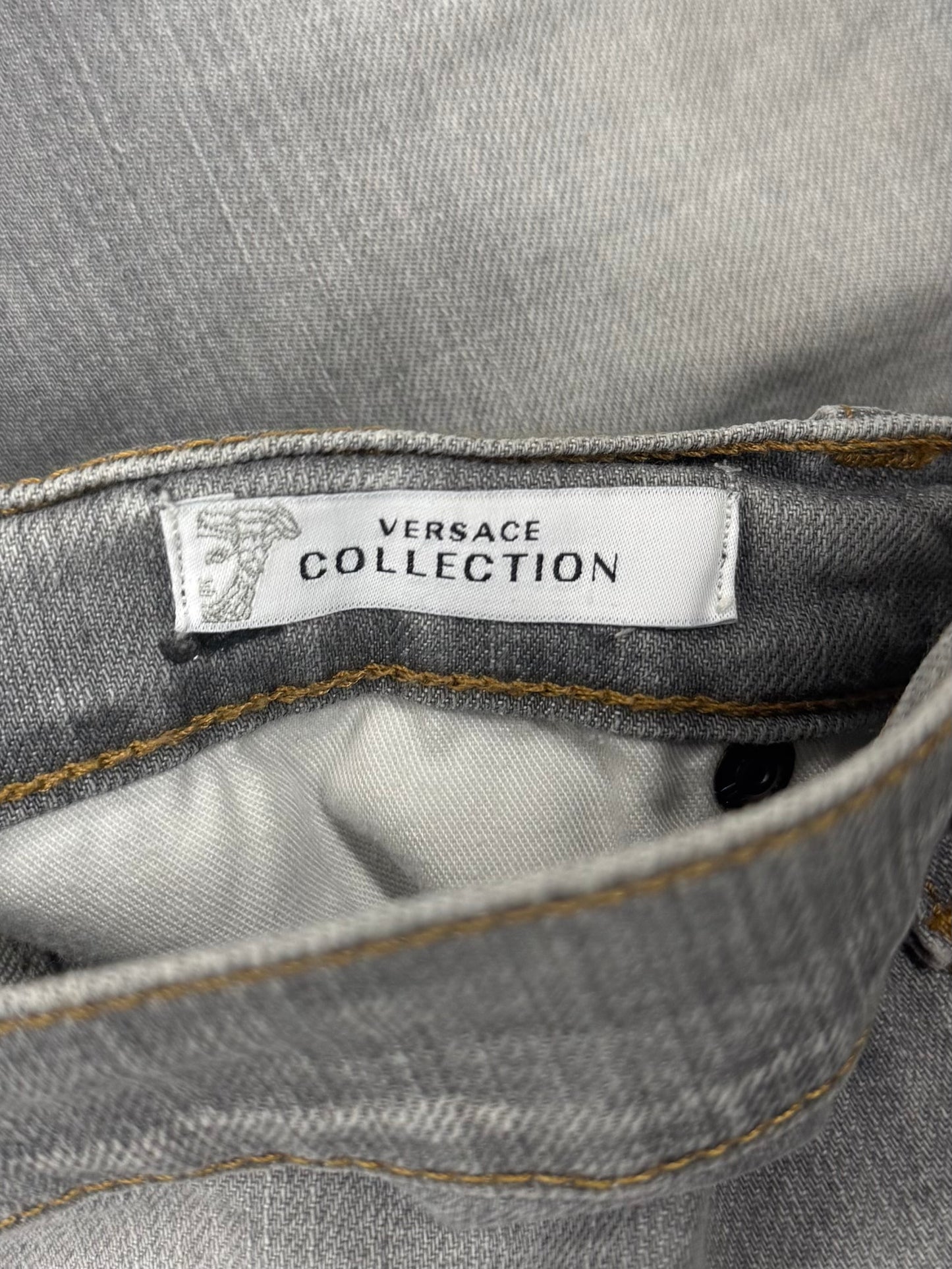 Versace Washed Grey Bootcut Denim