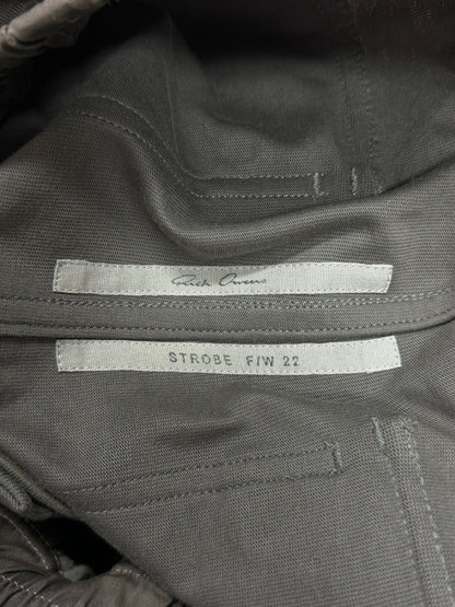 AW2022 Rick Owens ‘Strobe’ Dust Mastadon Cargo Pants