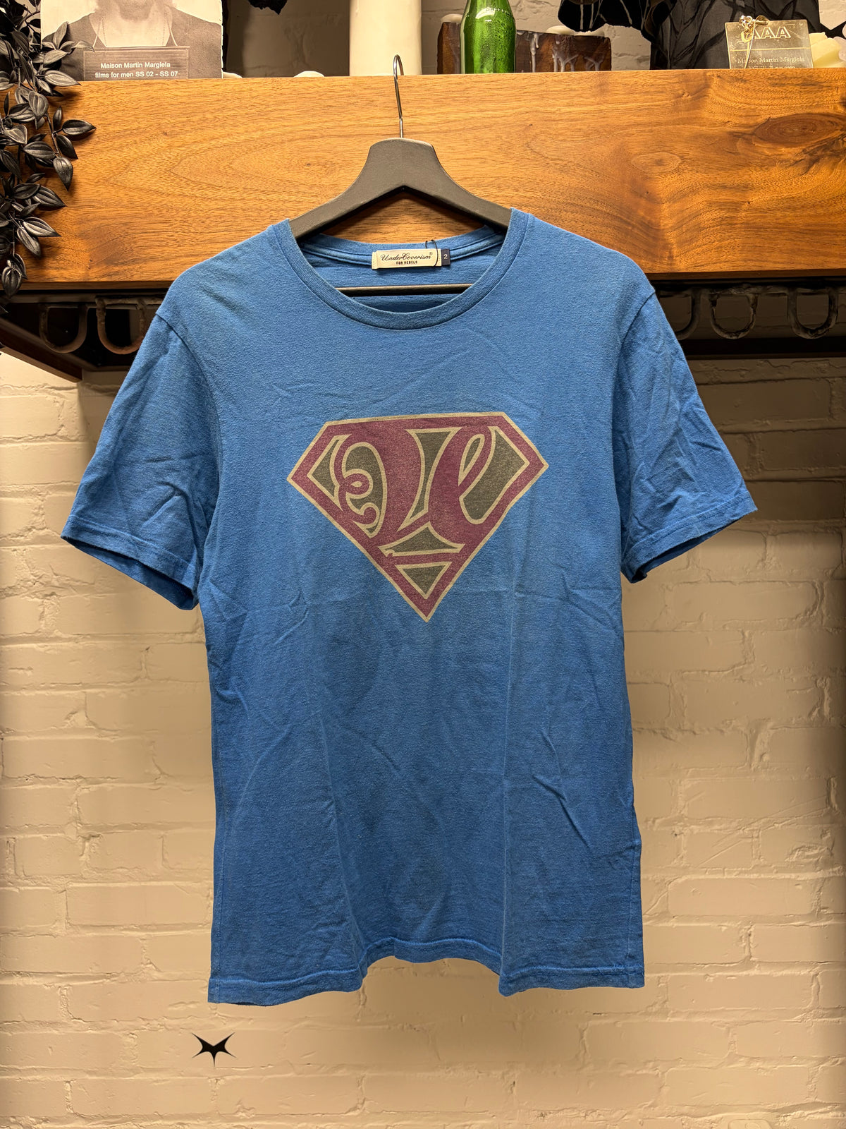 Undercover ‘Superman’ Blue/Purple U Logo Graphic T-Shirt