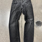 Vintage Helmut Lang ‘Overprint’ Low Rise Grey Bootcut Denim