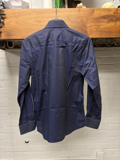Gucci Purple ‘Diamond Interlock Pattern’ Purple Button Up Shirt