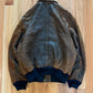 Vintage 1990’s Avirex ‘Metal-Tip Collar Leather Bomber Jacket