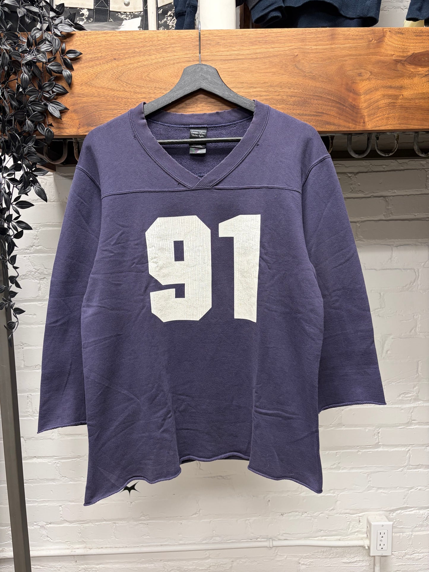 SS2006 Number (N)ine Welcome To the Shadows’ Purple ‘Axl Rose’ Jersey Sweatshirt