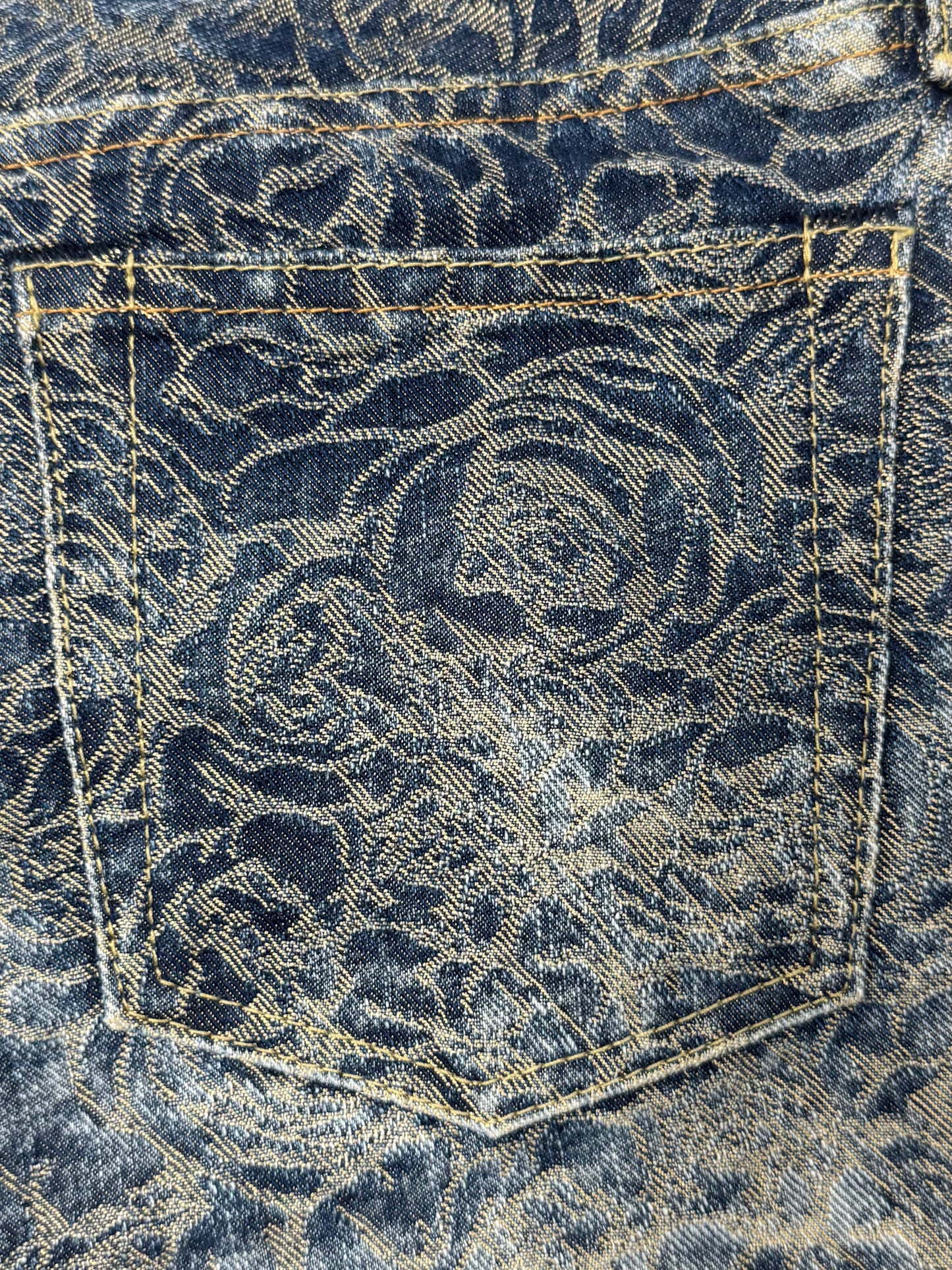 SS2007 Issey Miyake ‘Rose’ Jacquard Embroidered Denim