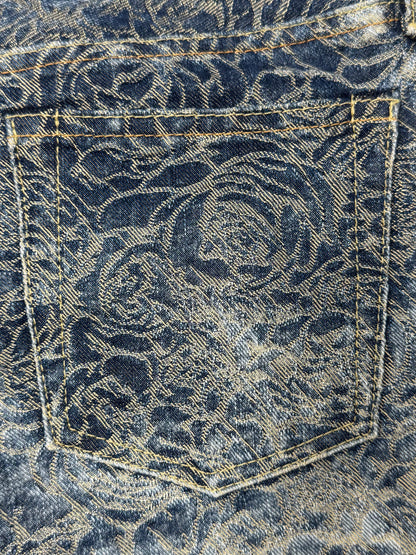 SS2007 Issey Miyake ‘Rose’ Jacquard Embroidered Denim