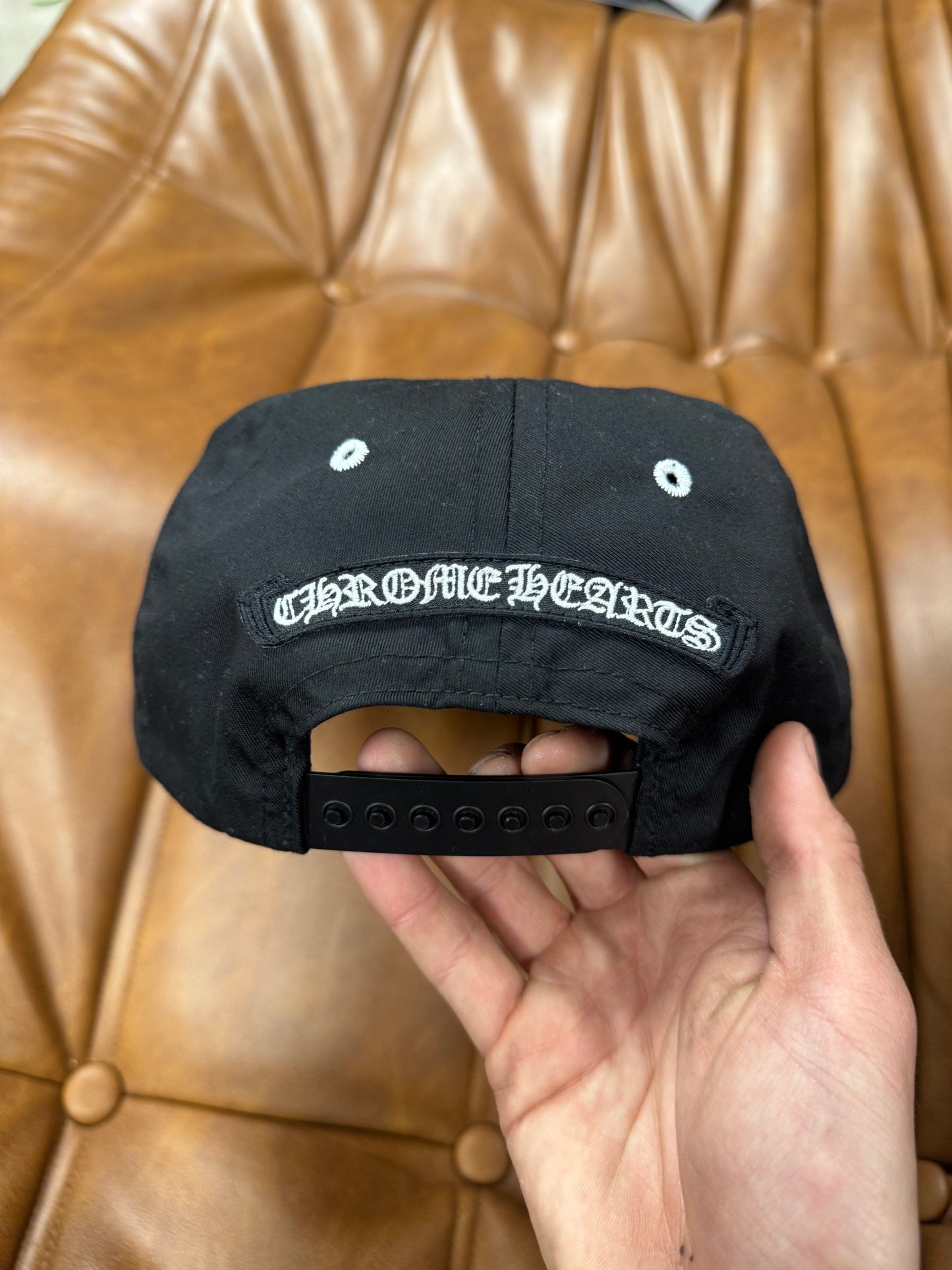 Chrome Hearts ‘King Taco’ Hollywood Black Cemetery Trucker Hat